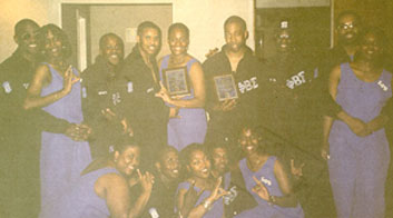 Zeta Phi Beta Sigma step teams