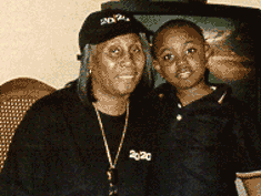 Grandma Sarah and grabdson Kaybrien