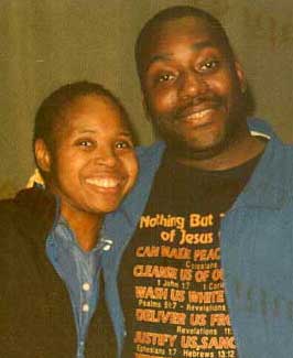 Sandra and Abe cheesin'